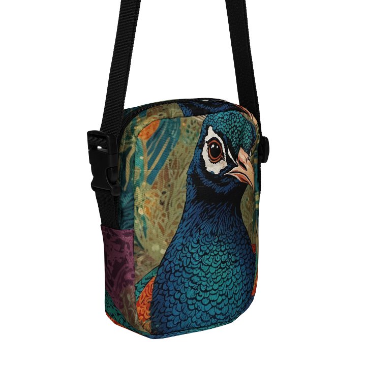 Peacock Paradise All-Over Crossbody Bag product image (1)