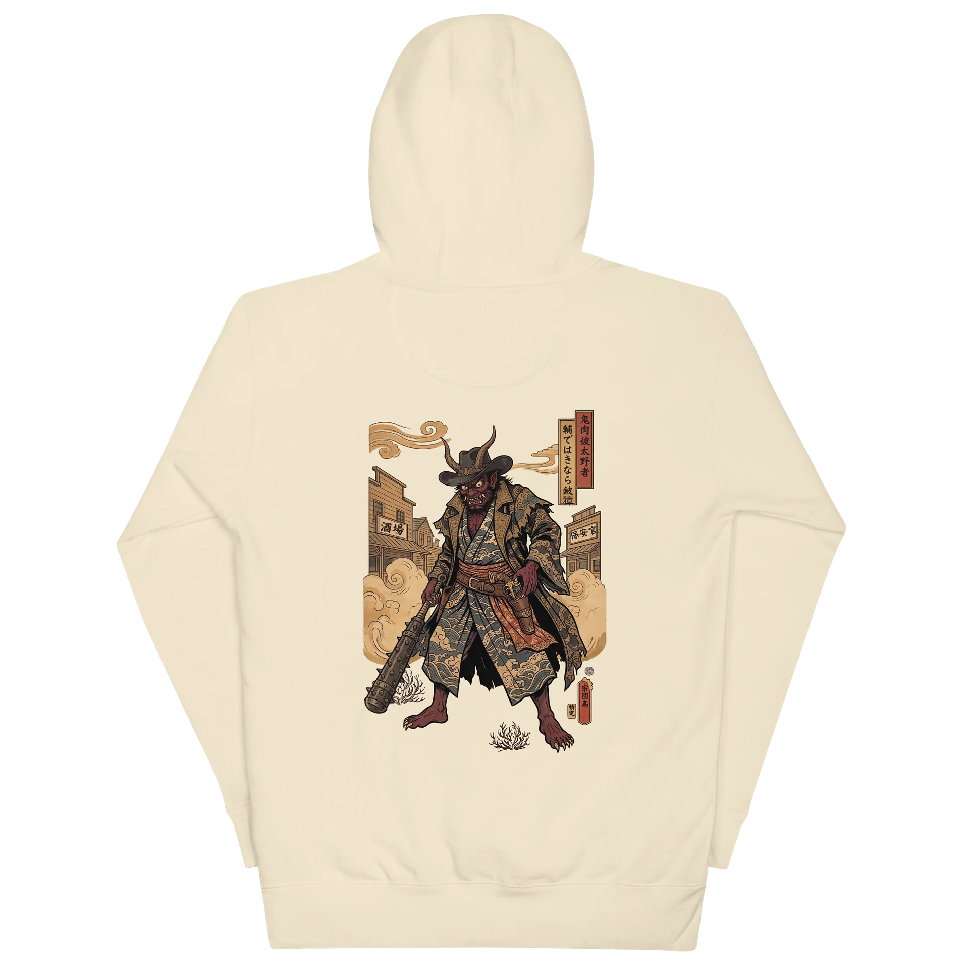 Yokai Demon Samurai Gunslinger Premium Hoodie product image (5)