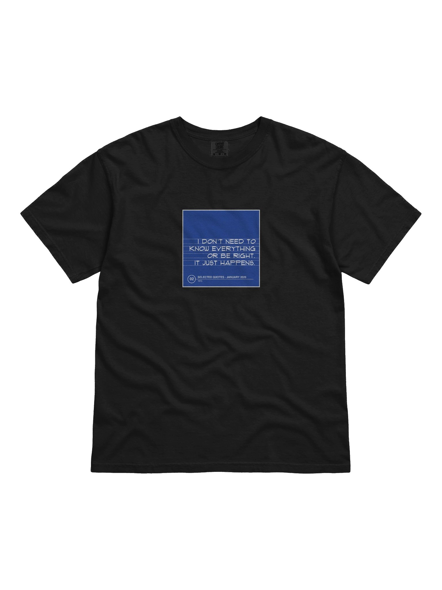 T-shirt: I don't need to know everything product image (1)