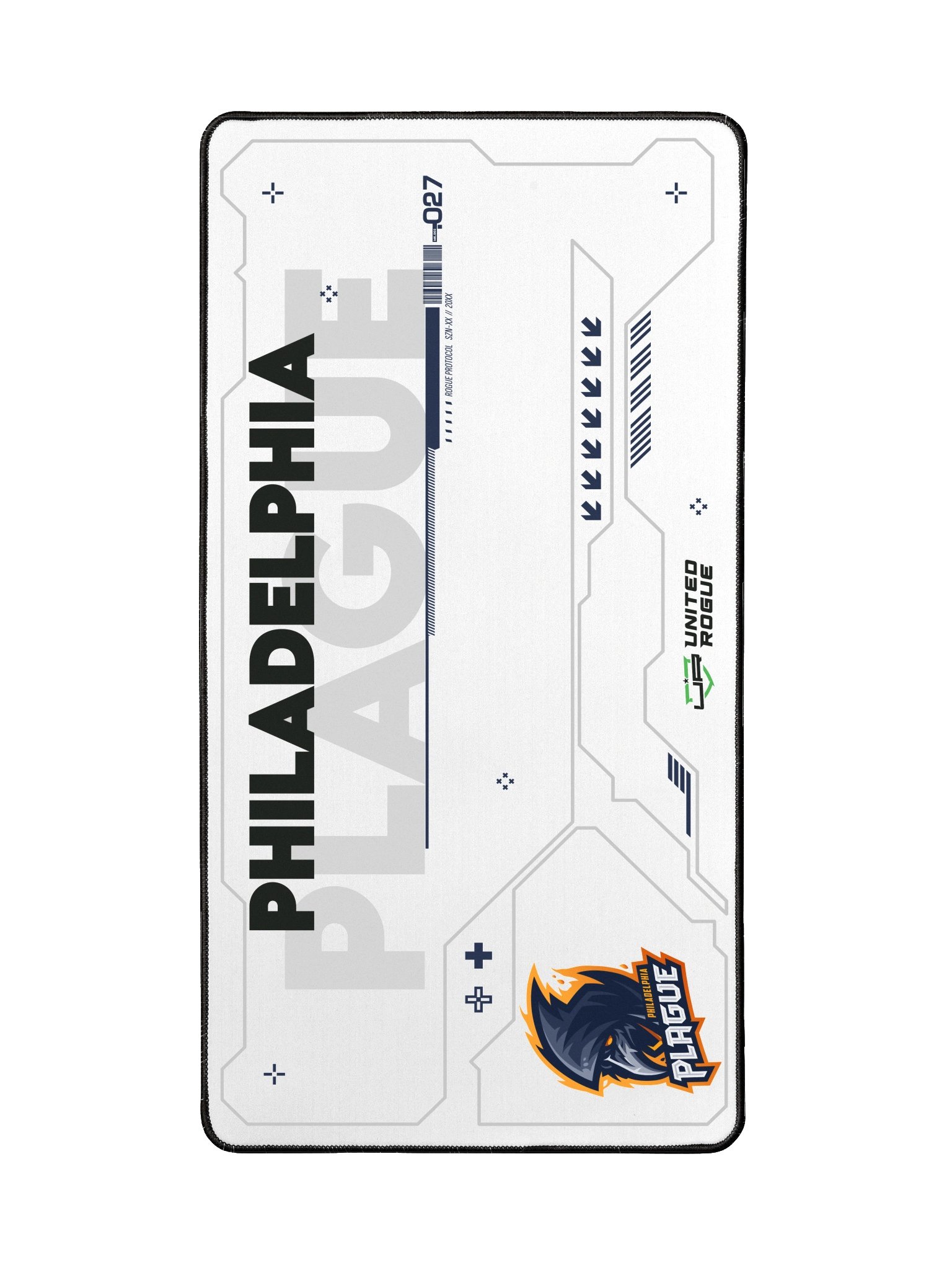 Philadelphia Plague White Desk Mat product image (2)