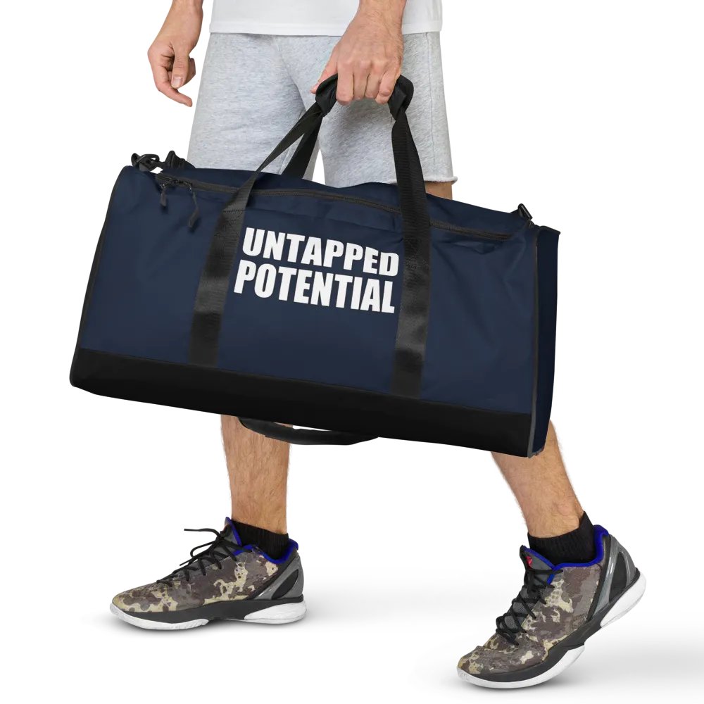 Untapped Potential Navy Blue Duffle Bag product image (7)