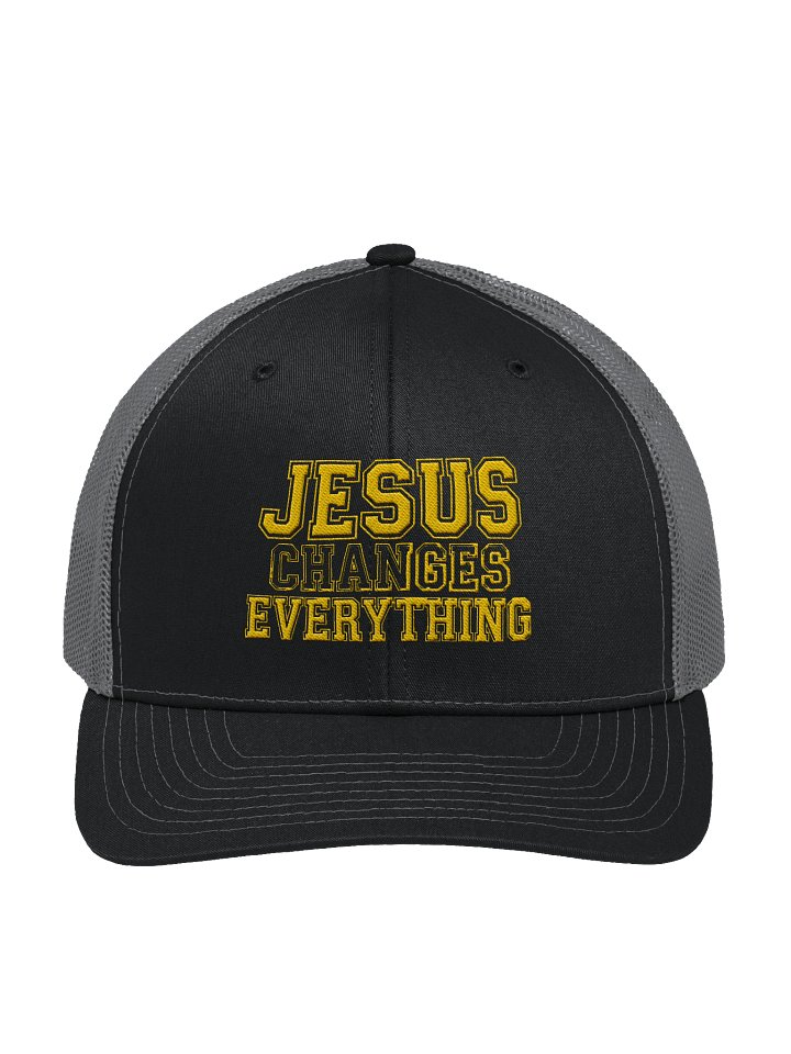 Premium Embroidered Eternal Edge Trucker Hat - Jesus Changes Everything product image (2)