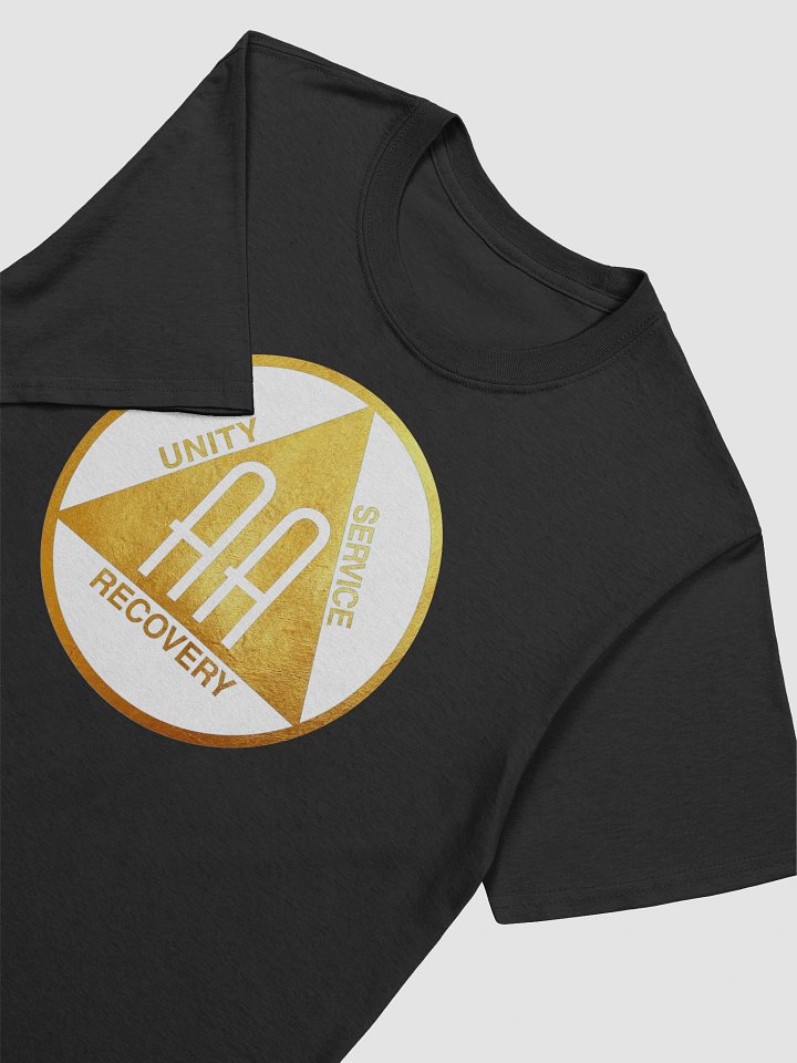 Unity Service Recovery Gold Design | Recovery T-Shirt Inspiring Sobriety product image (2)