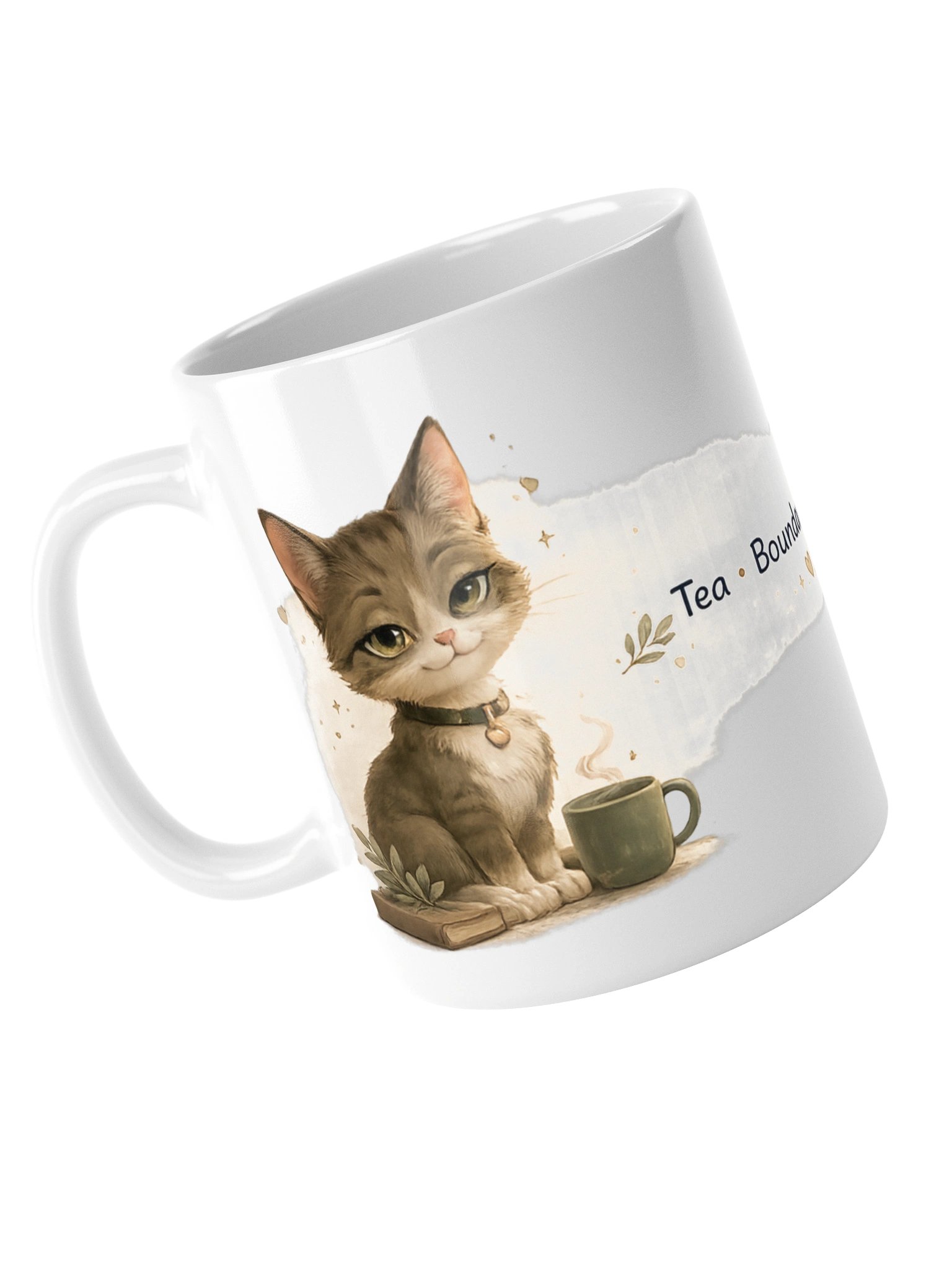 Olive Tea Boundaries Peace Kitten Mug product image (13)