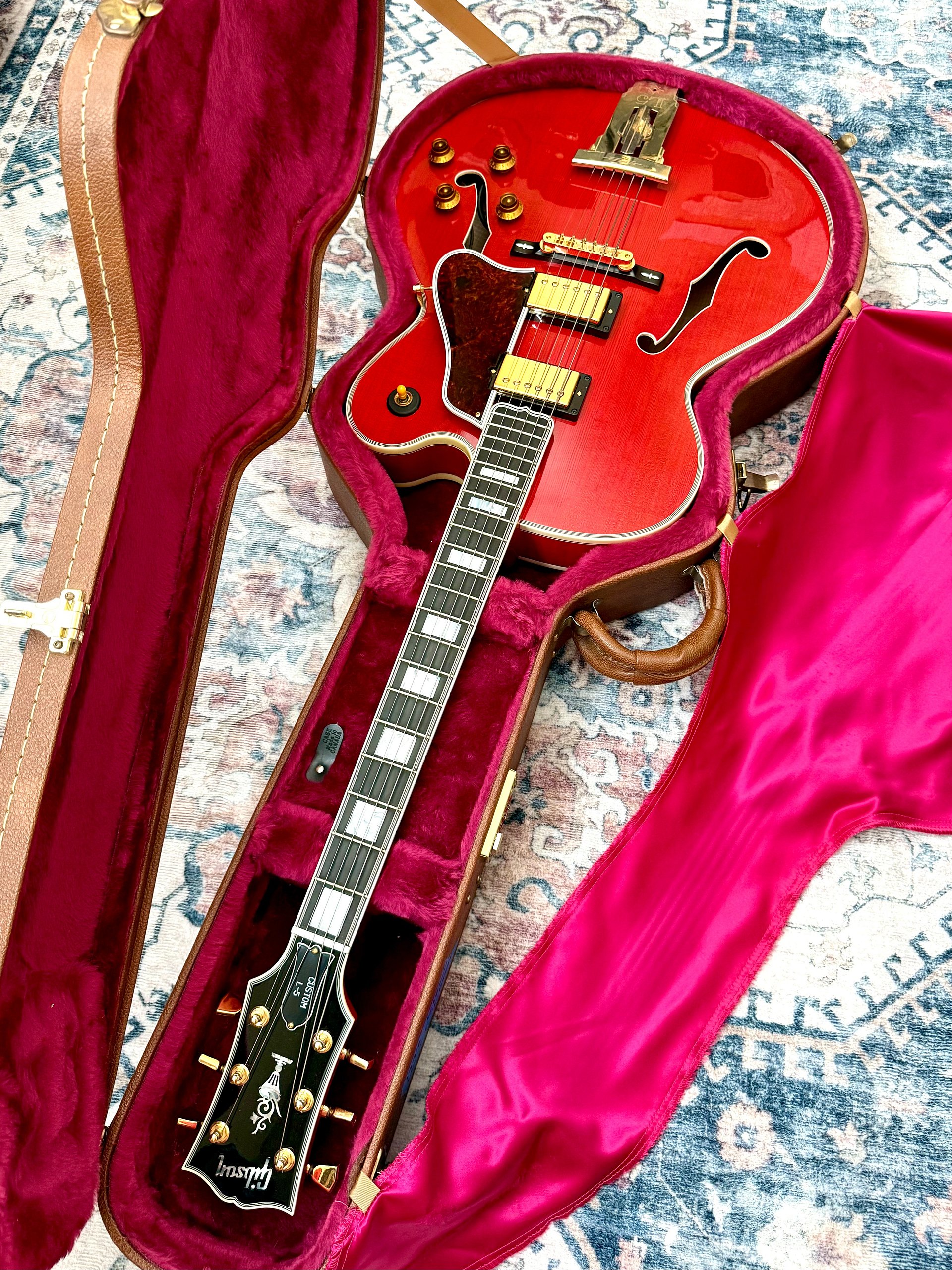 1998 Gibson L5-CT "FIGURED CHERRY RED" Custom Historic Series + OHSC product image (3)