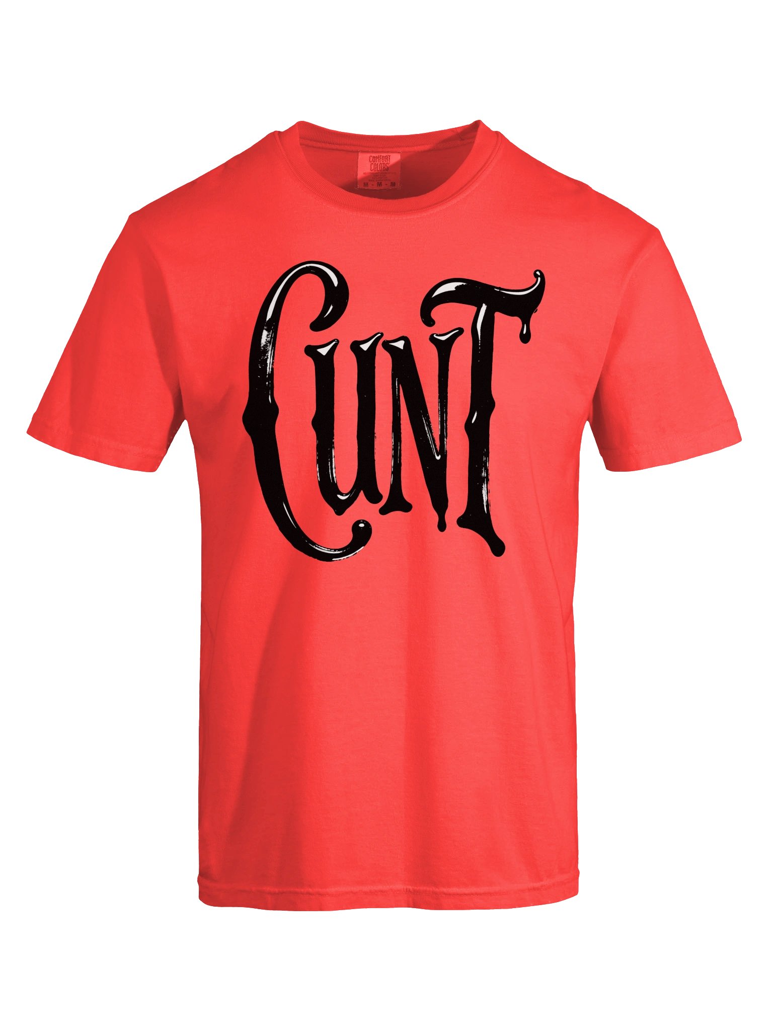 CUNT in Black Grungy Letters T-Shirt product image (5)