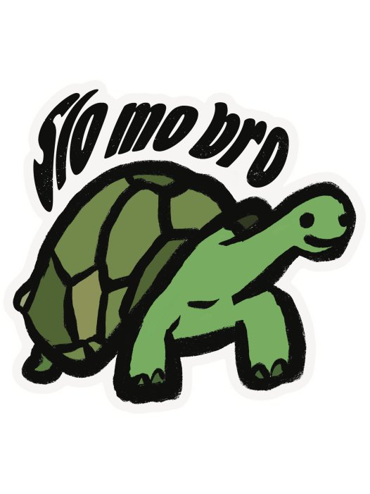 Slo-mo Tortoise Decal product image (1)