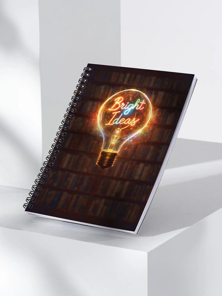 Neon Bright Ideas Spiral Notebook – Where Thoughts Ignite product image (2)