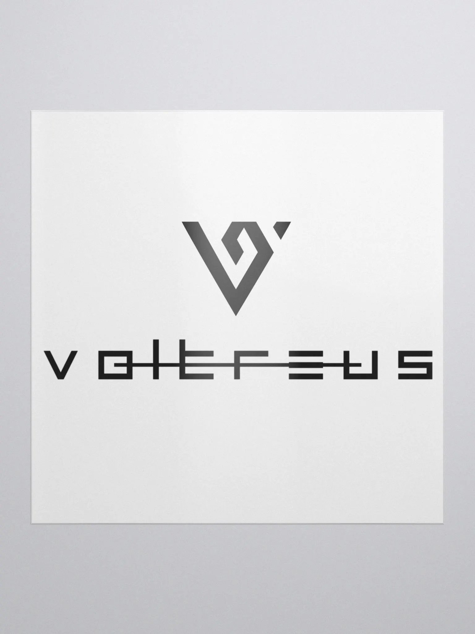 White logo Sticker product image (1)