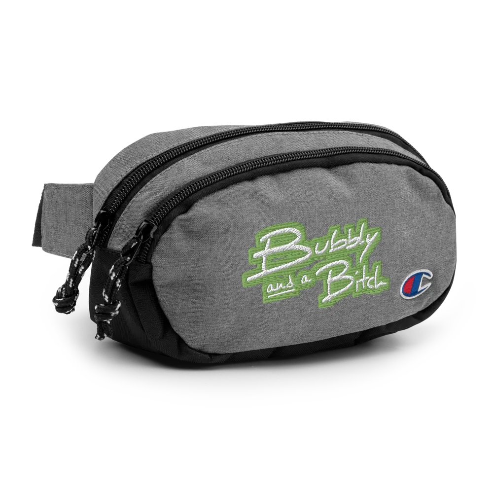 Bubbly and a B (light green bubble design 2) champion fanny pack product image (3)