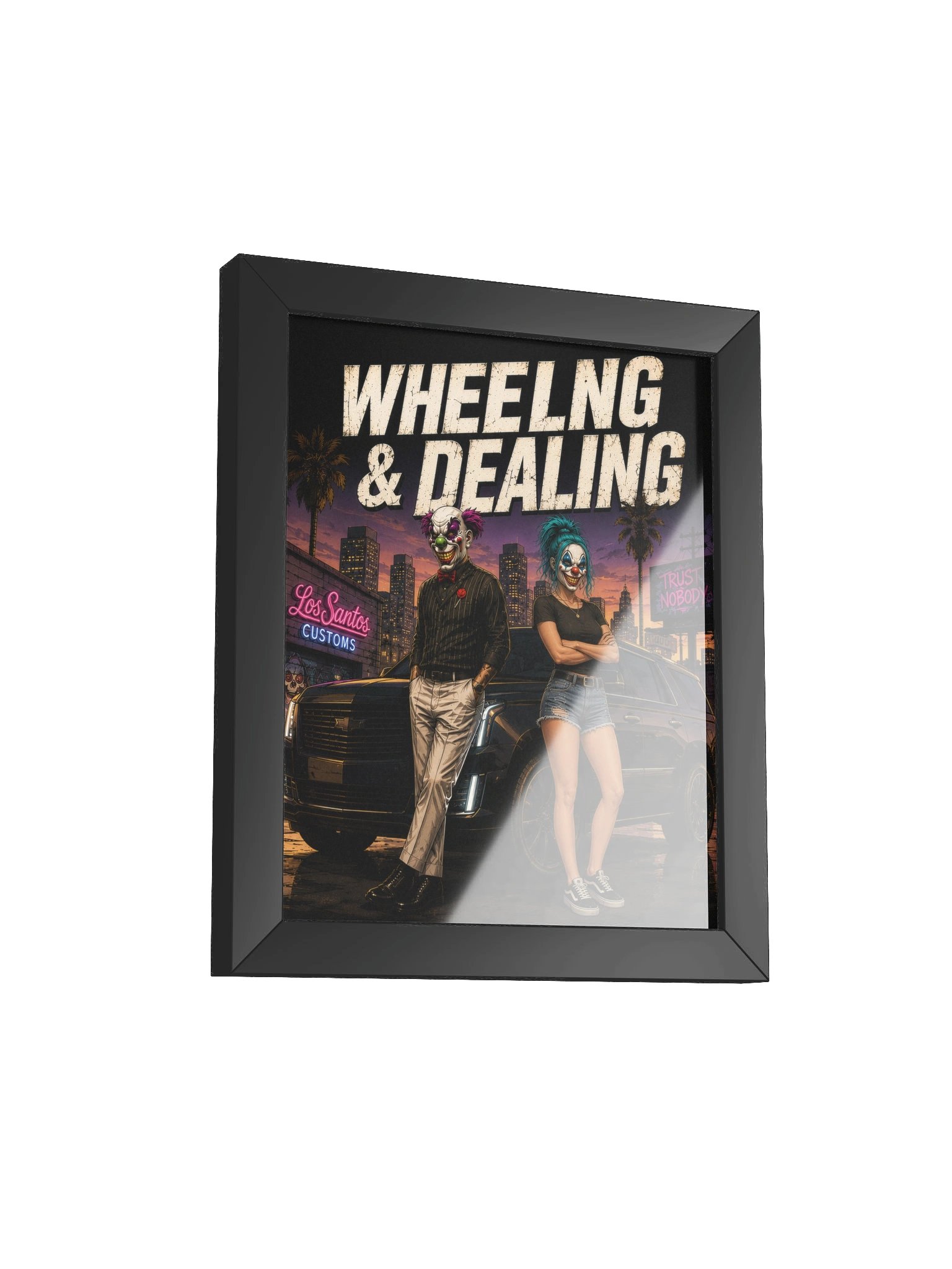 Wheeling and Dealing framed art print product image (2)