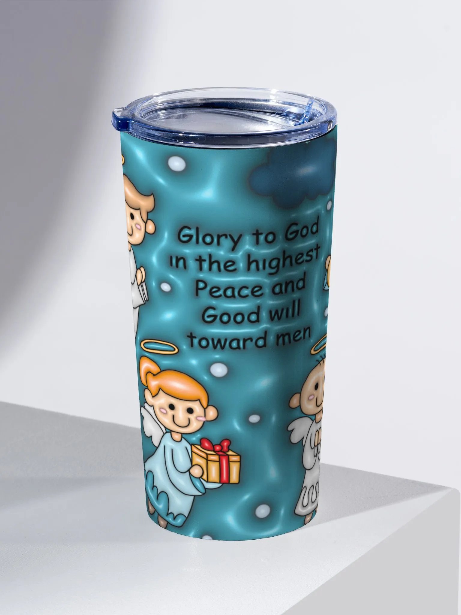 Heavenly Angels Christmas Stainless Steel Tumbler product image (2)