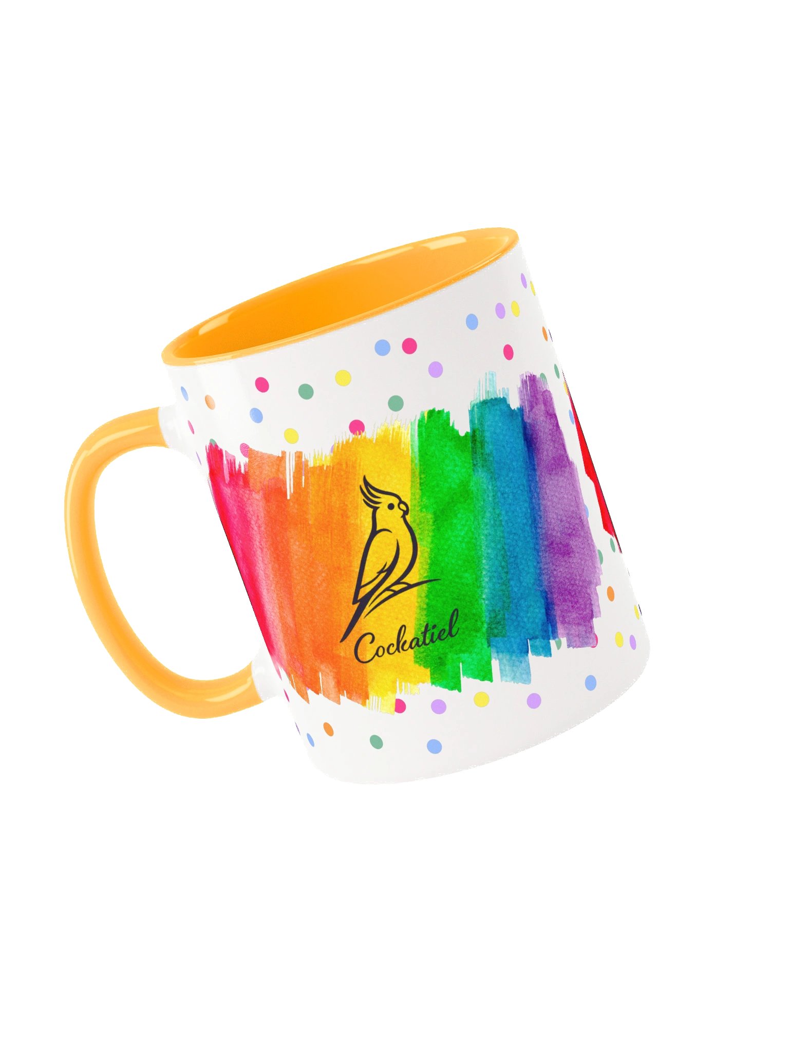 Colorburst Cockatiel Silhouette Mug – 11oz / 15oz product image (62)