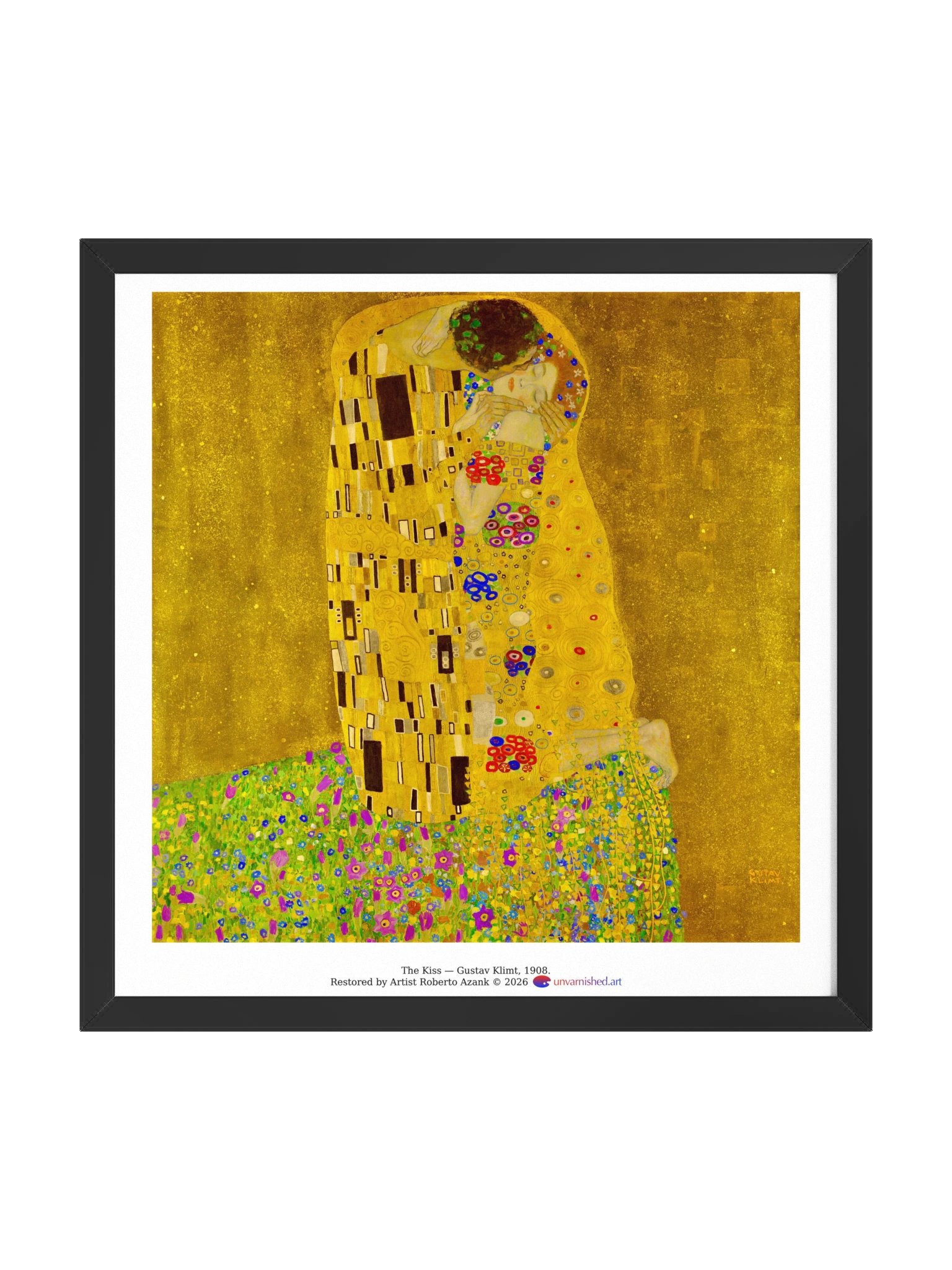 The Kiss — Framed Matte Poster product image (1)