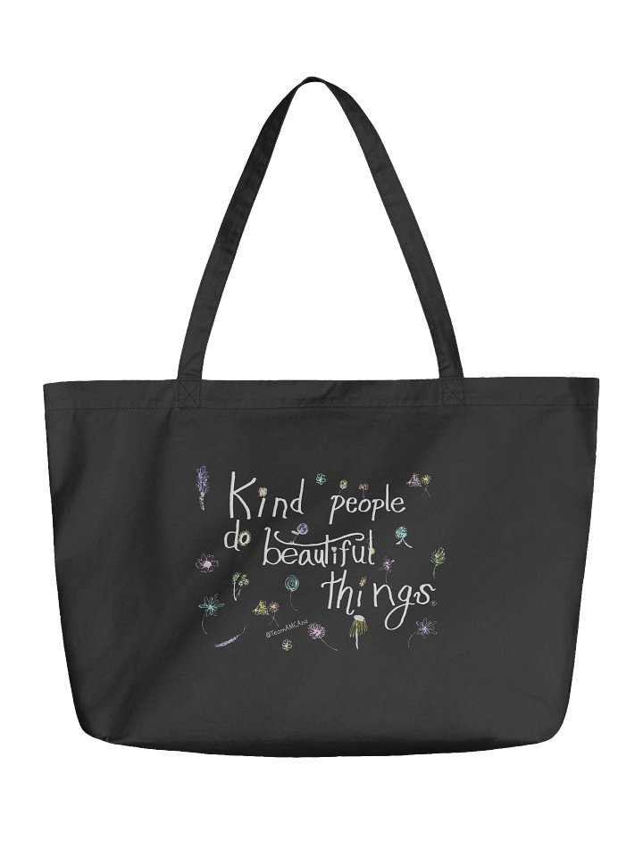 Ana's wildflowers BLACK TOTE product image (1)