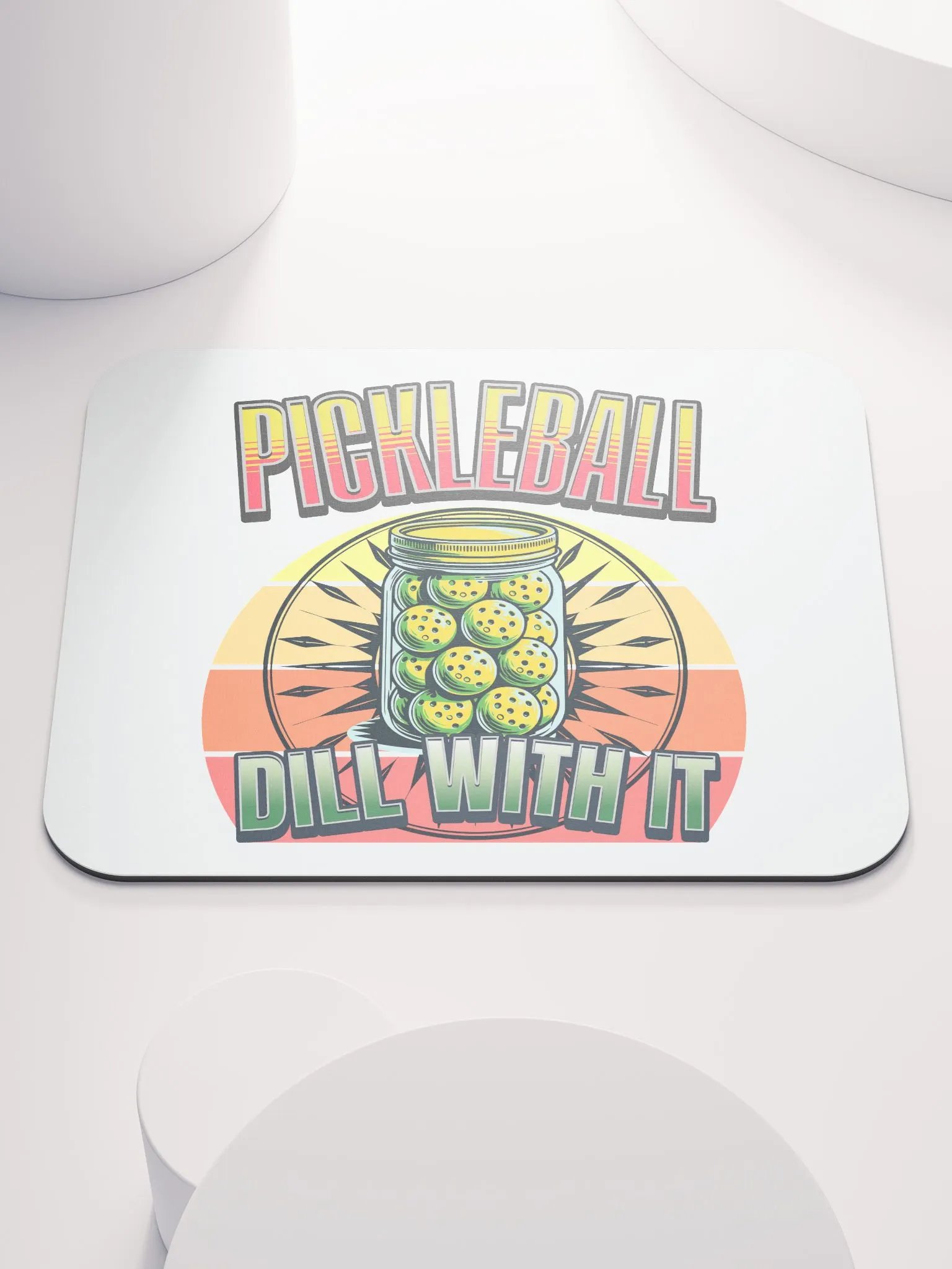 Dill With It Pickleball Mouse Pad product image (1)