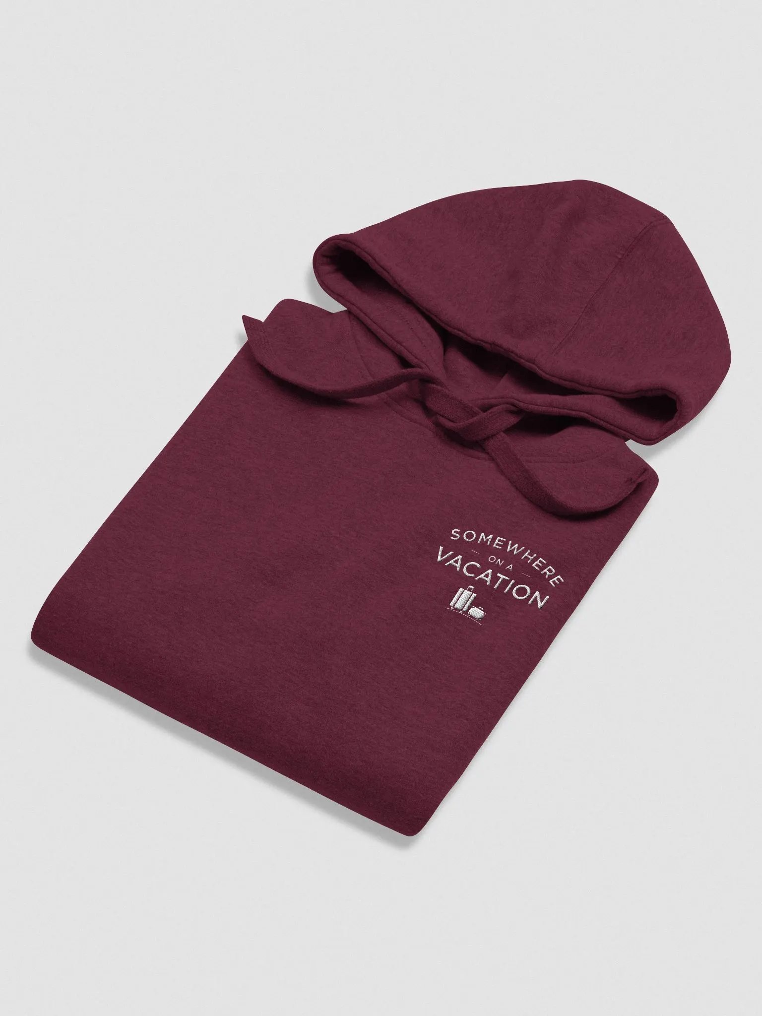 Somewhere on a Vacation Premium Unisex Embroidered Hoodie product image (25)