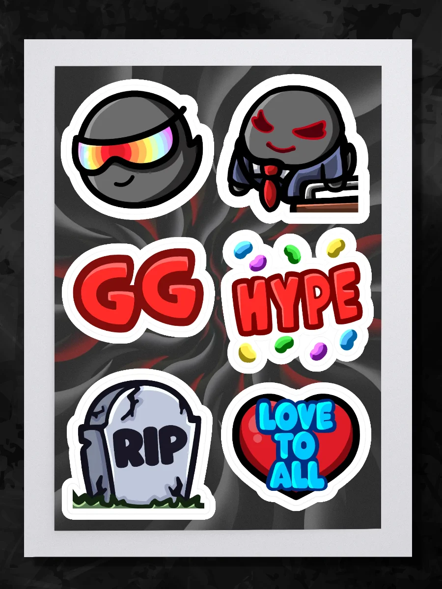 Emote Sticker Sheet 9 product image (4)