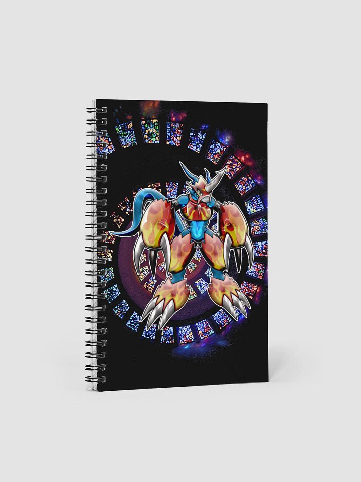 Flamedra Grid Spiral Notebook product image (1)