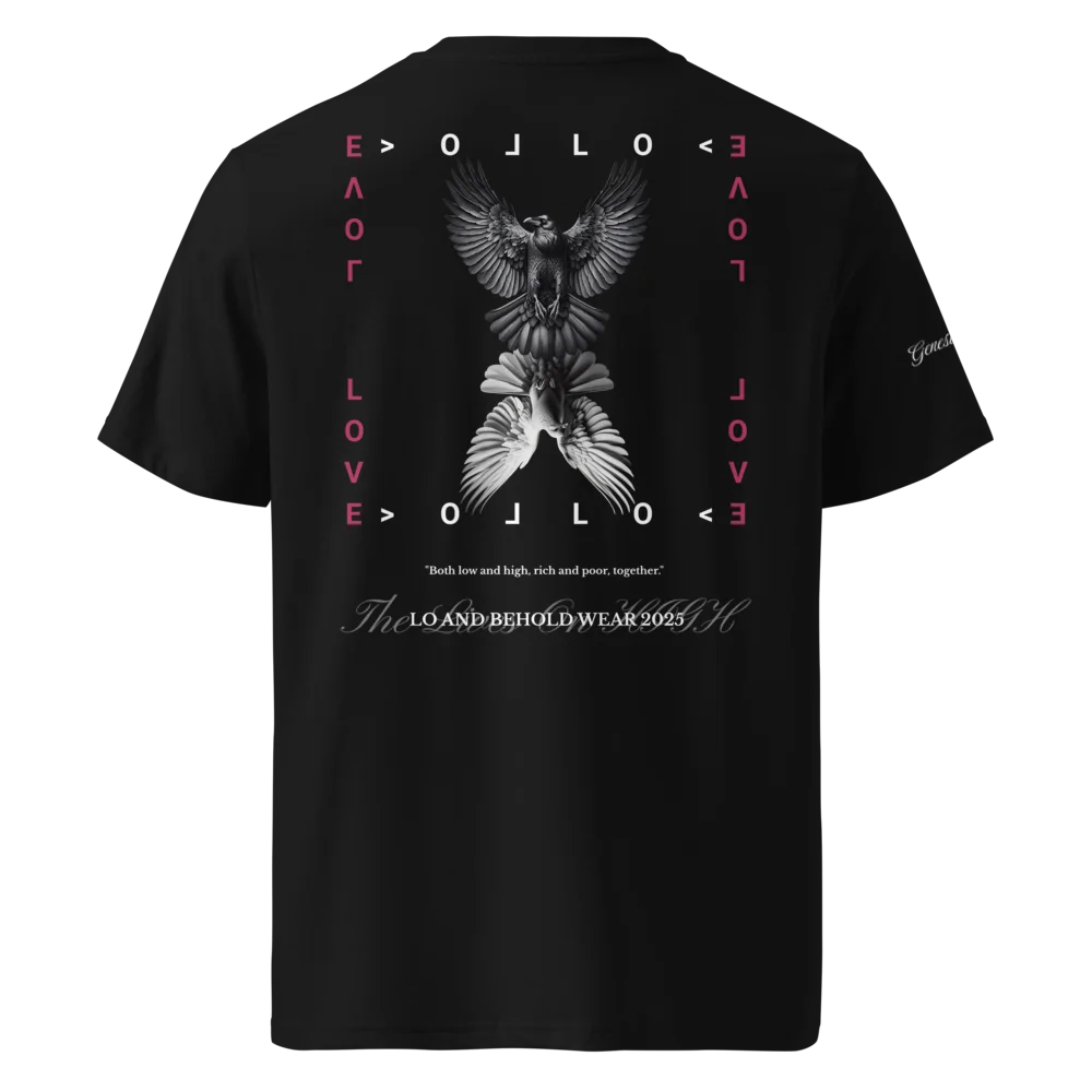 The Lord On HIGH | NEW CHAPTER | UNISEX Tee | White & Pink product image (5)