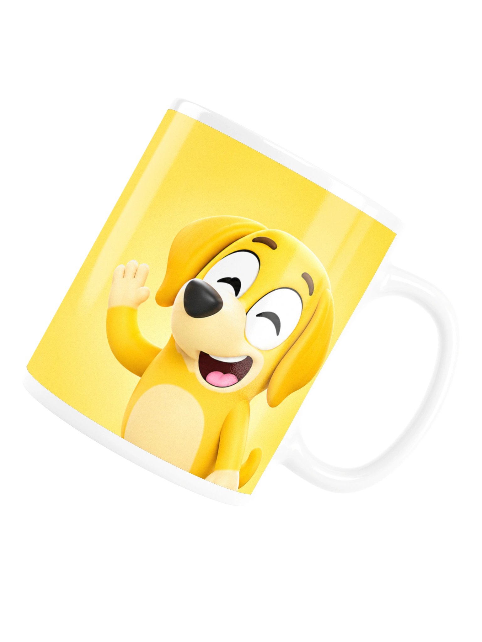 Yellow Puppy - Premium White Glossy Mug product image (16)