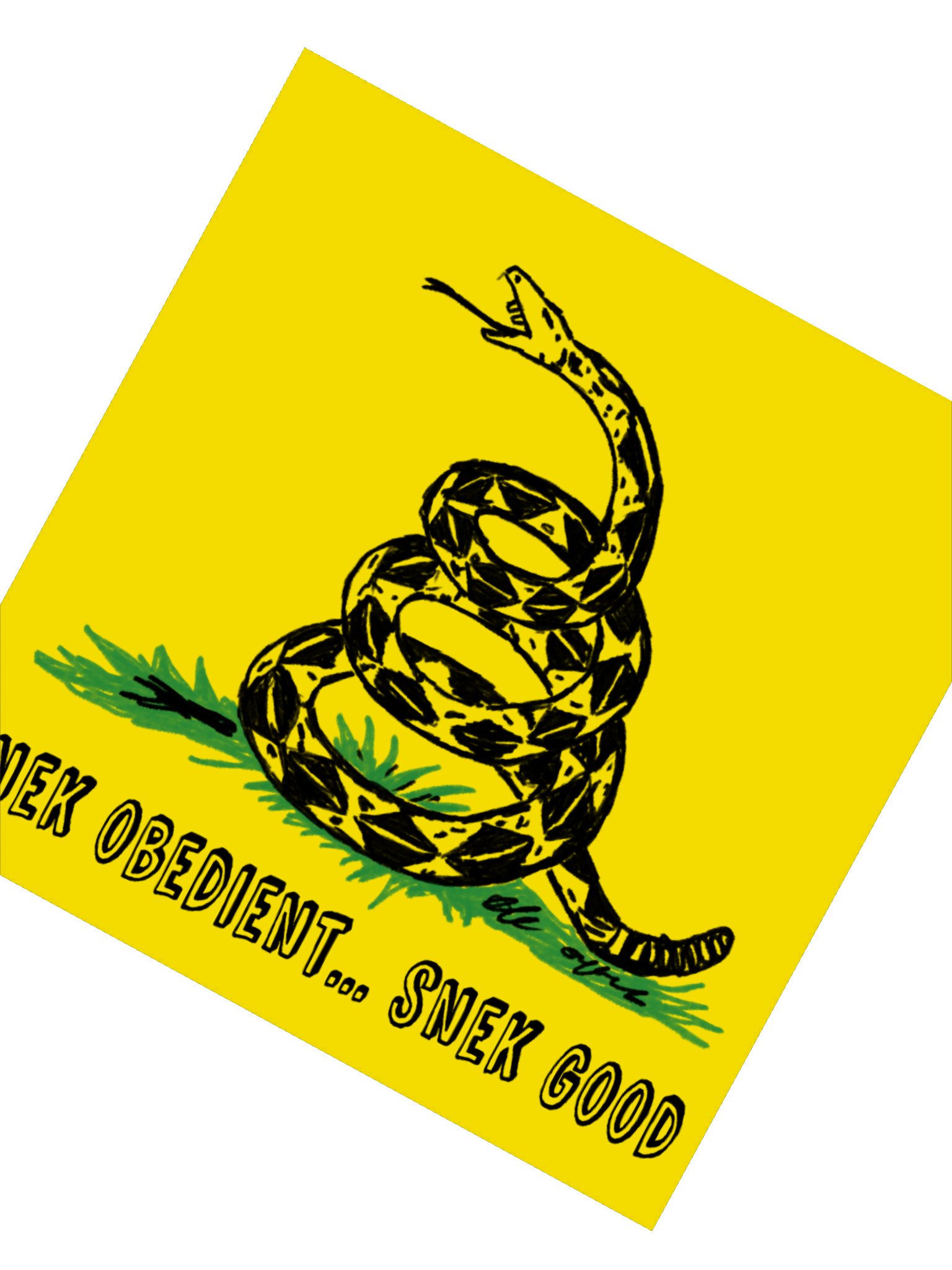 SNEK OBEDIENT Kiss Cut Stickers product image (2)