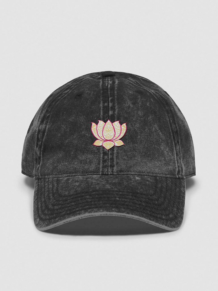 Golden Lotus Vintage Dad Hat product image (1)