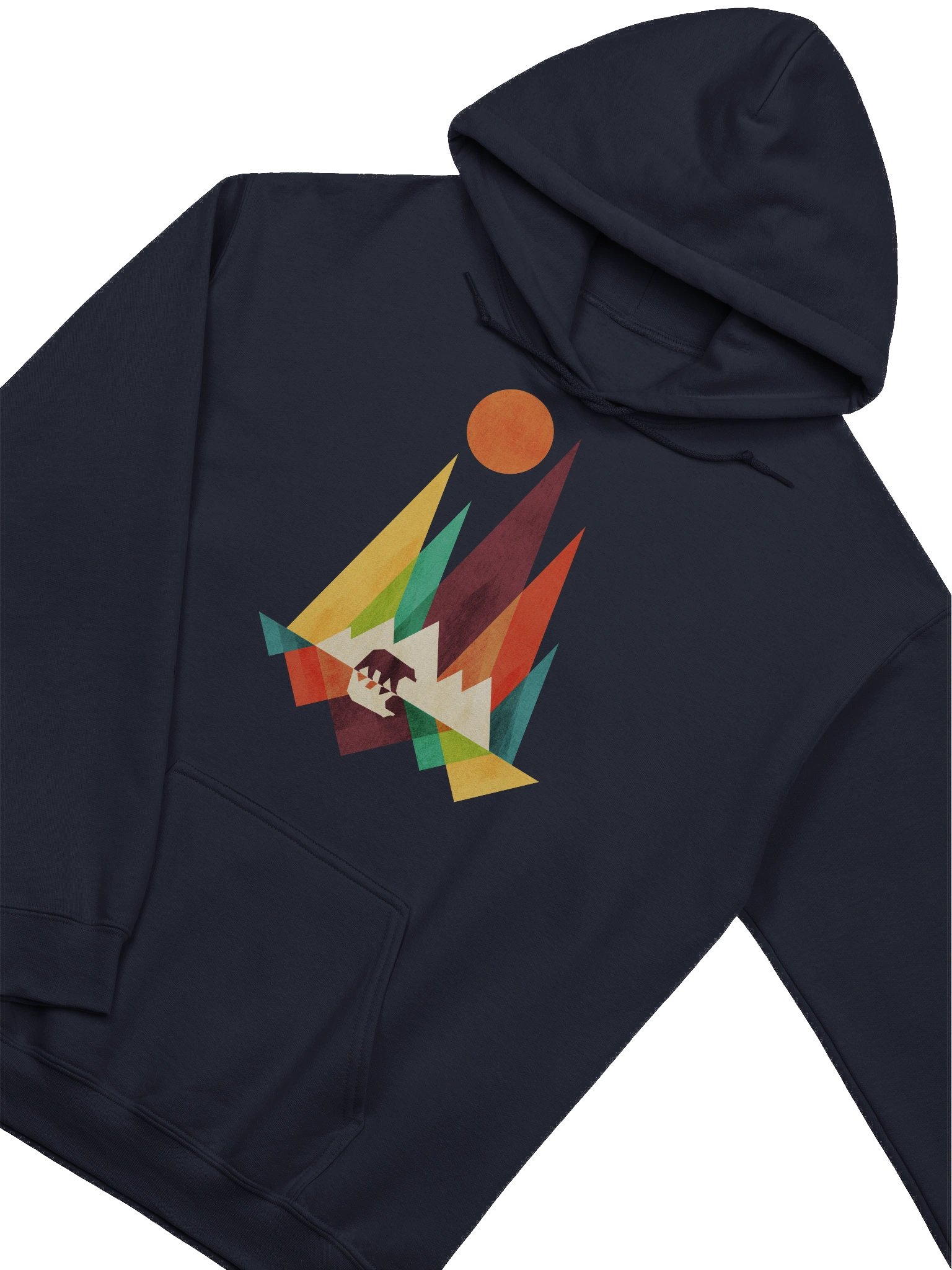 Wild bear graphic hoodie product image (15)