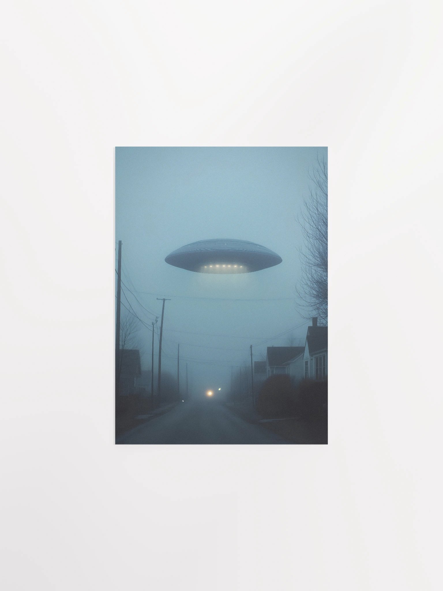 The Truth is Out There / The X-Files photo of UFO — sci-fi poster, movie art, I want to believe poster, space print, aliens wall decor product image (6)