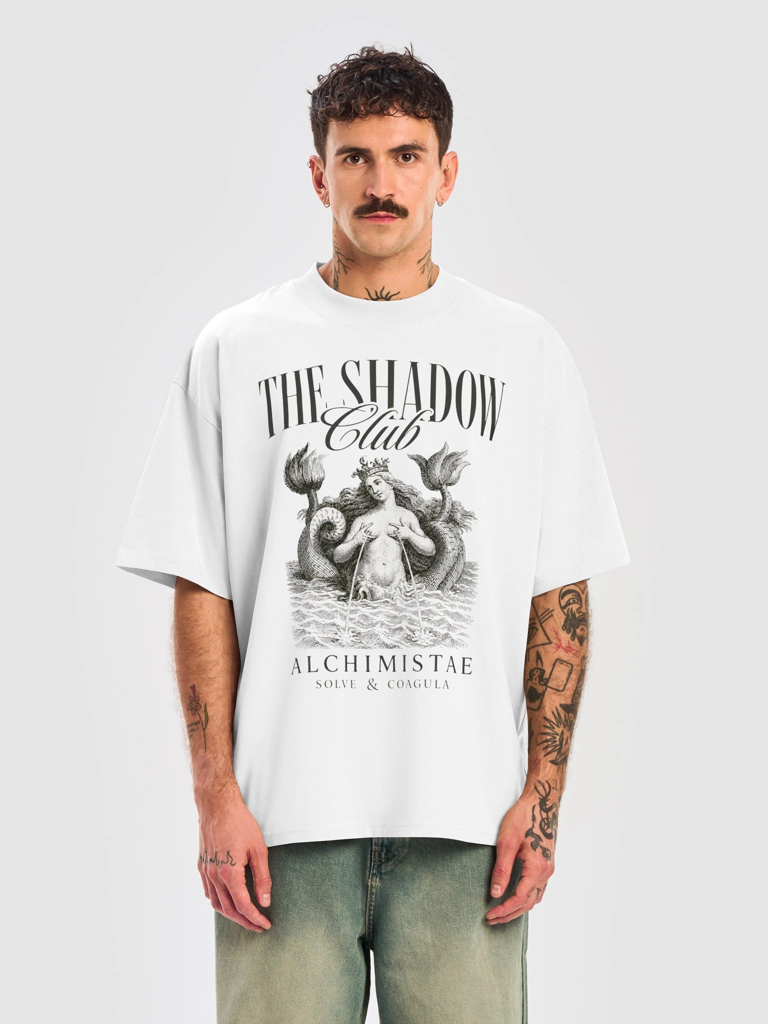 T-Shirt Unisex Oversize Coton Bio Poids Lourd – The Shadow Club product image (4)
