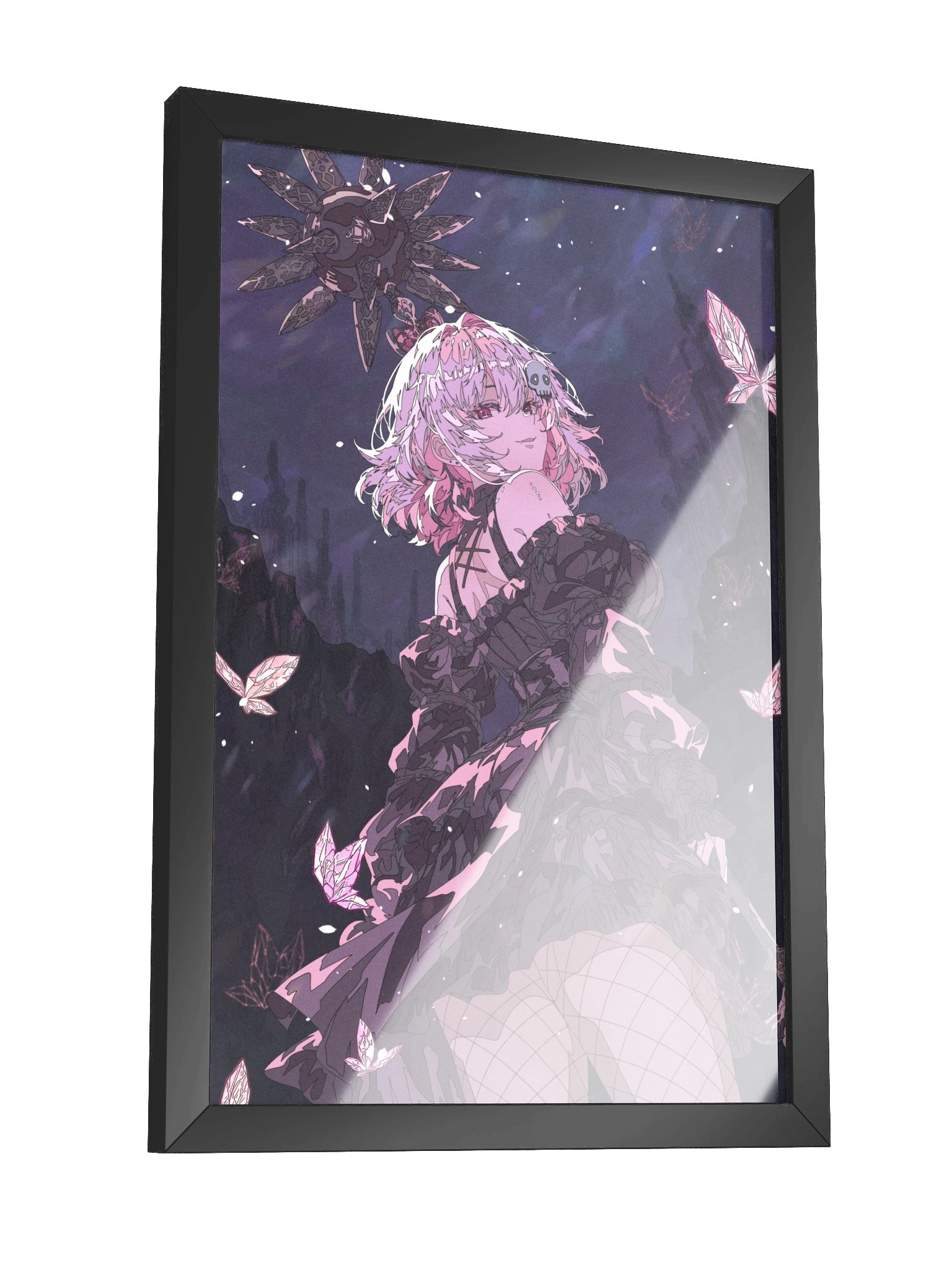 Yuki Crystal Butterflies Framed Poster product image (3)
