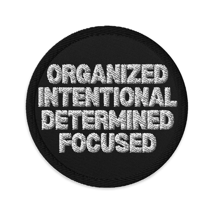 Intentional Embroidered Patch product image (1)