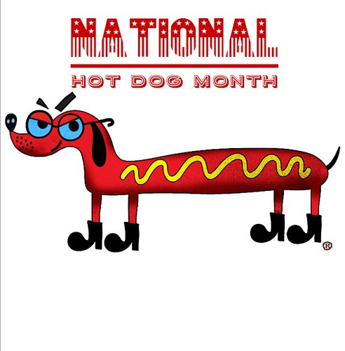July is National Hot Dog Month!  Whoo-hooo! 🌭🌭🌭🌭🌭🌭 #steamieweenie #hotdog #nationalhotdogmonth