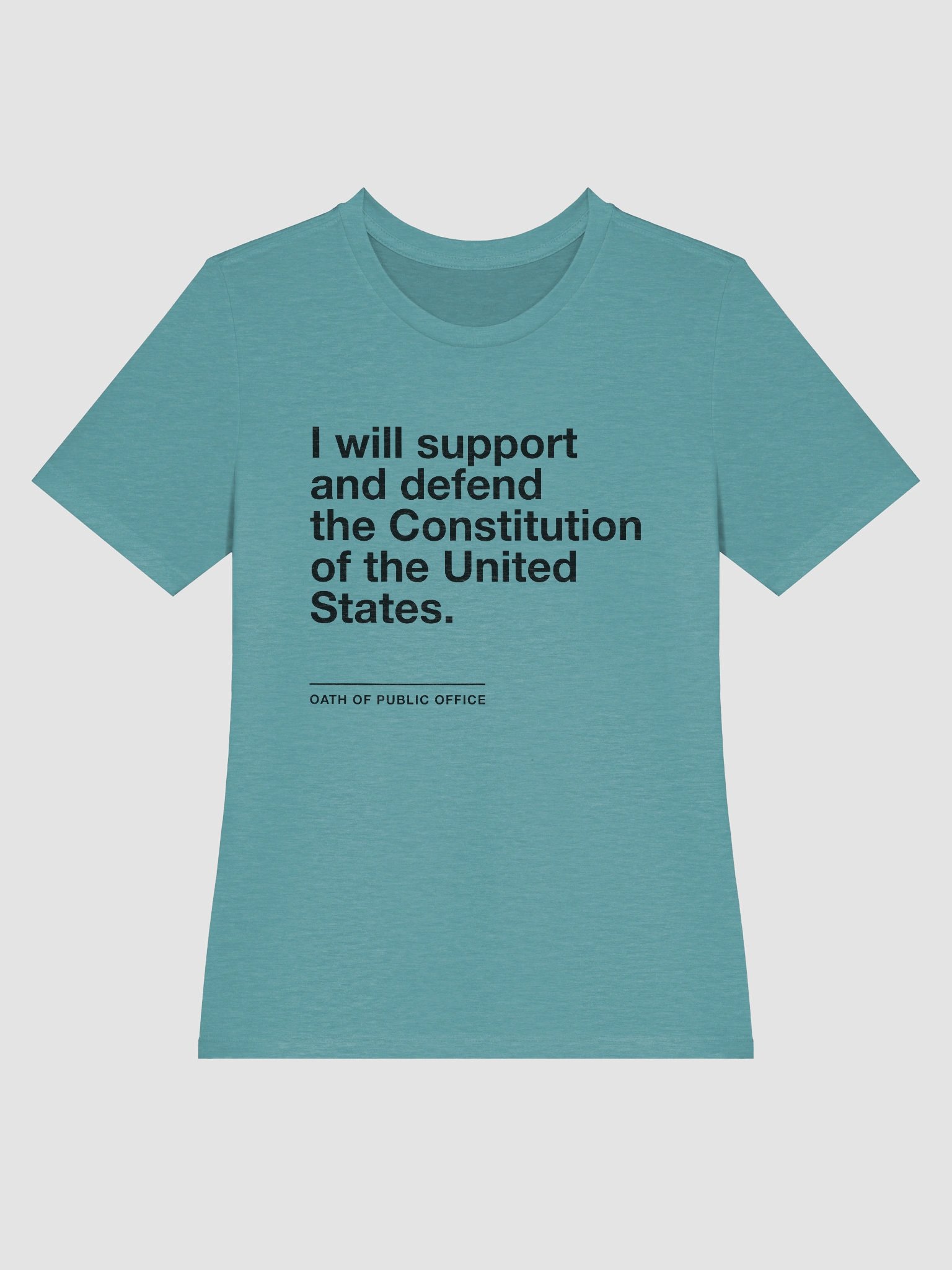 Oath of Office Women's Cut T-shirt (Black) product image (3)