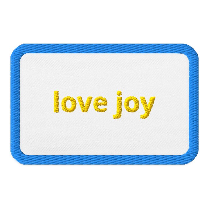 Joyful Love Embroidered Patches product image (1)