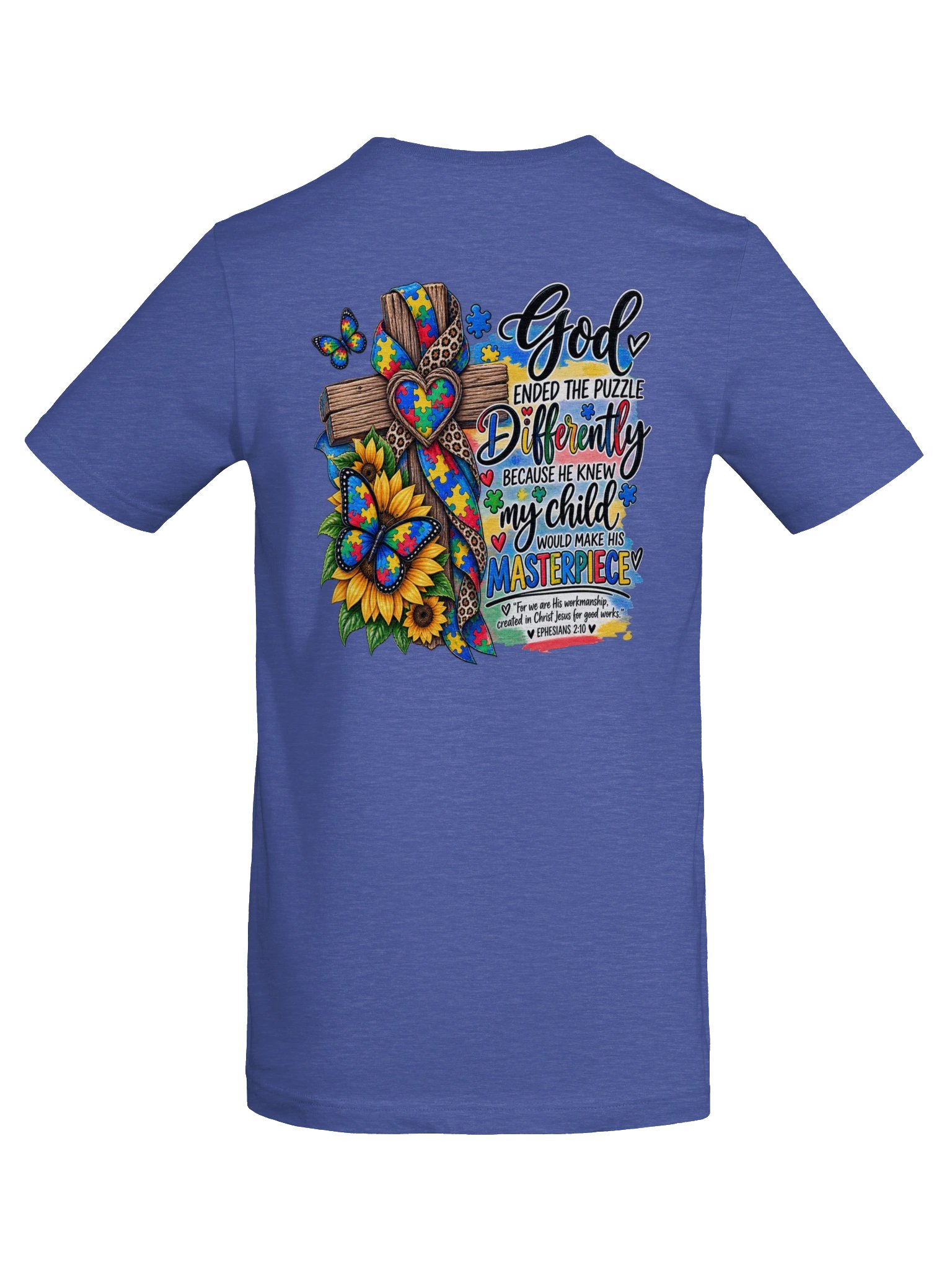 God Ended The Puzzle Differently - Autism Faith Shirt product image (6)