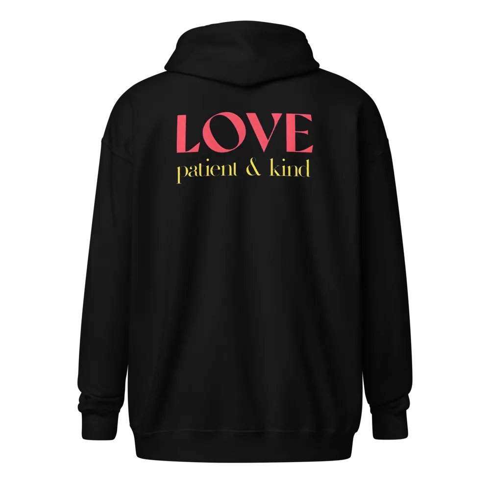 Kind & Patient - Love Zip Hoodie product image (5)
