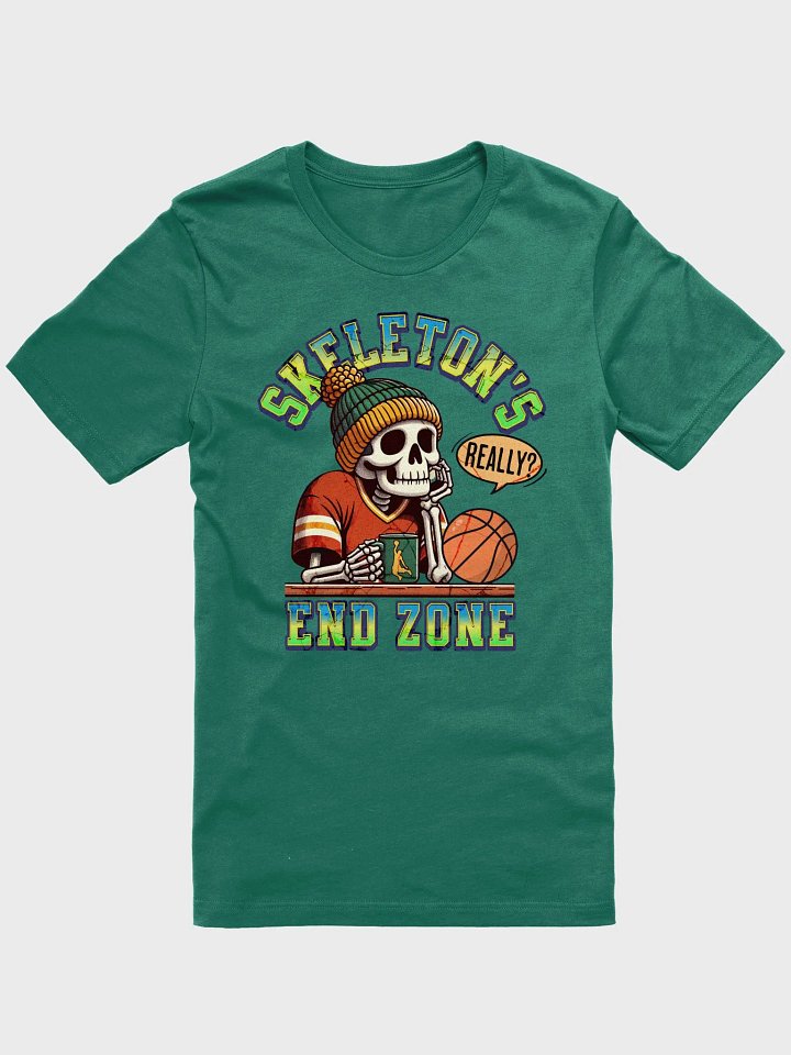 Skeletons End Zone Basketball Iconic Supersoft Tee product image (1)