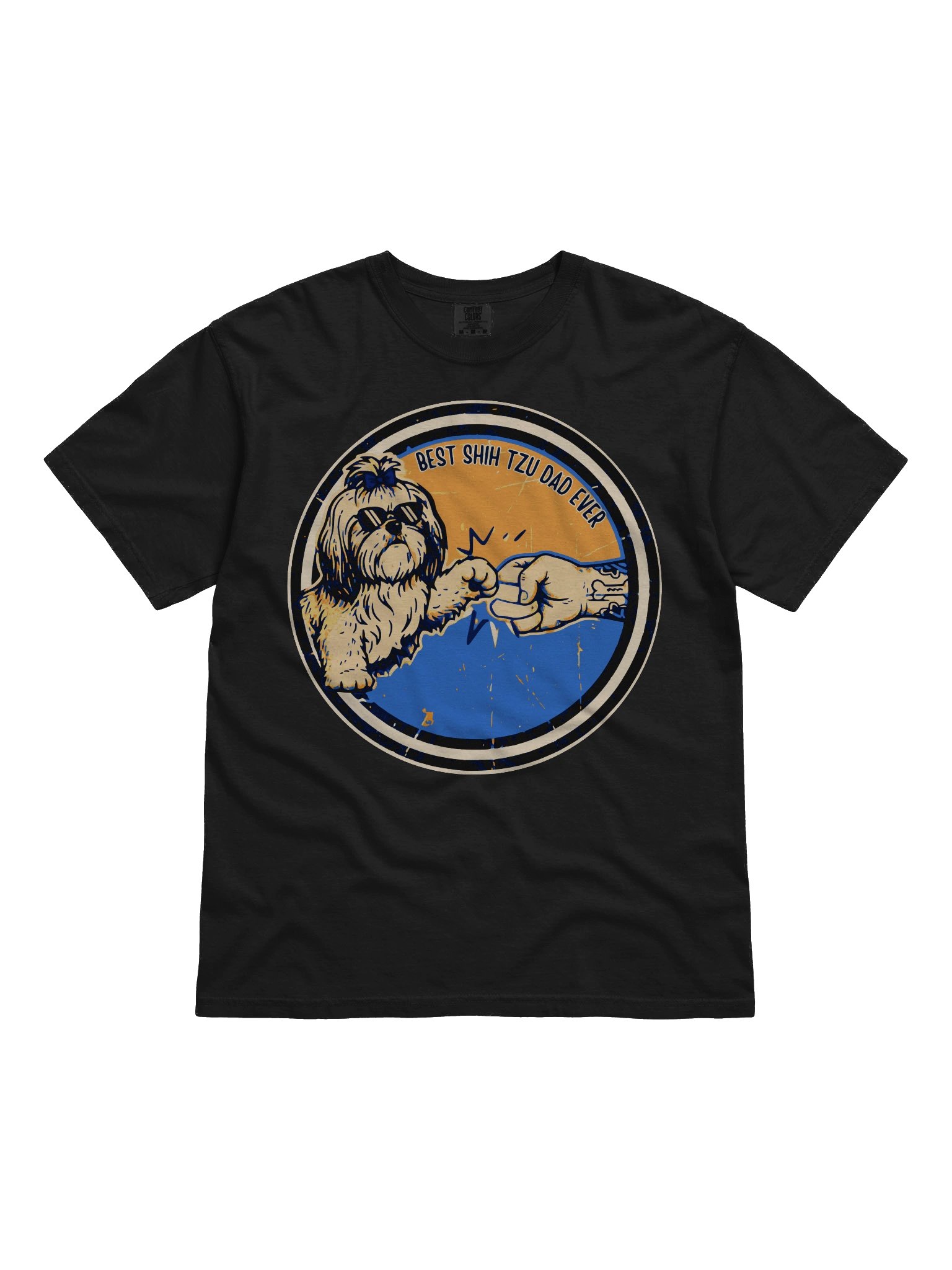 Best Shih Tzu Dad Ever Fist Bump T-Shirt product image (1)