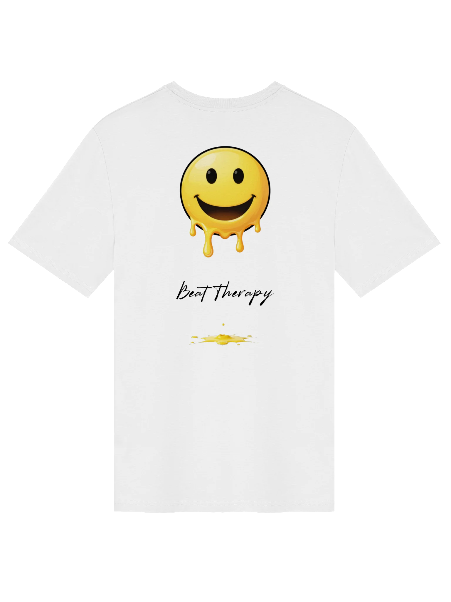 Beat Therapy Smiley Black Tee product image (6)