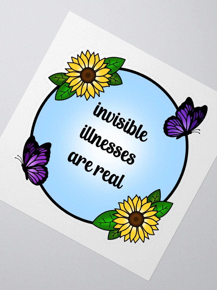 Invisible Illnesses Sticker product image (2)