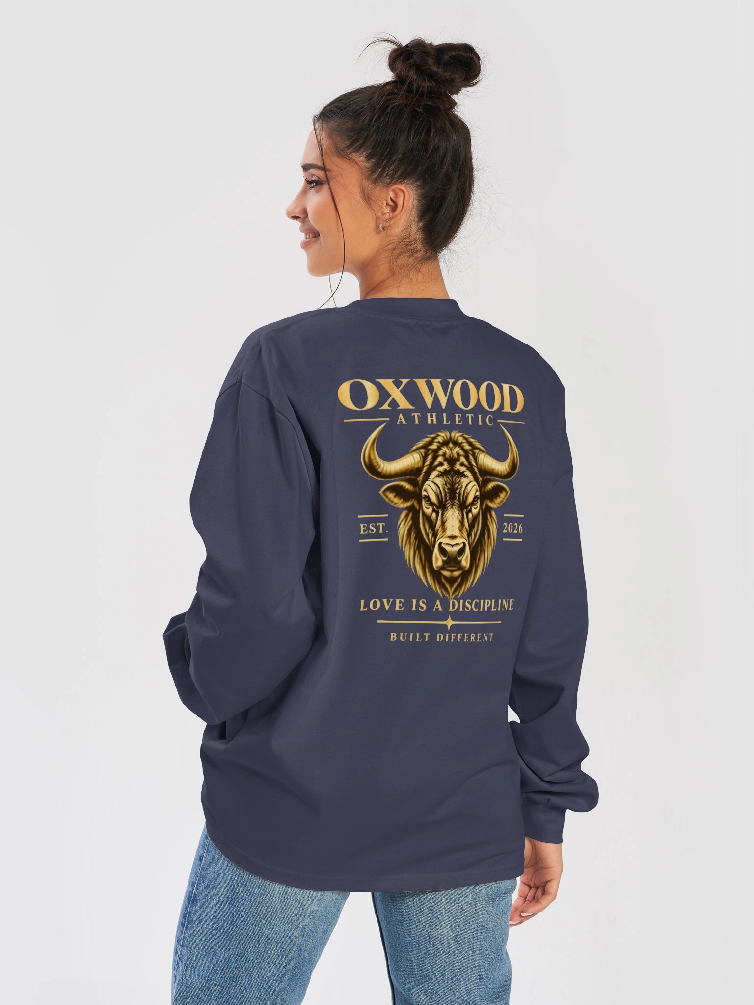 OXWOOD ATHLETIC HEAVYWEIGHT LONG SLEEVE TEE product image (2)