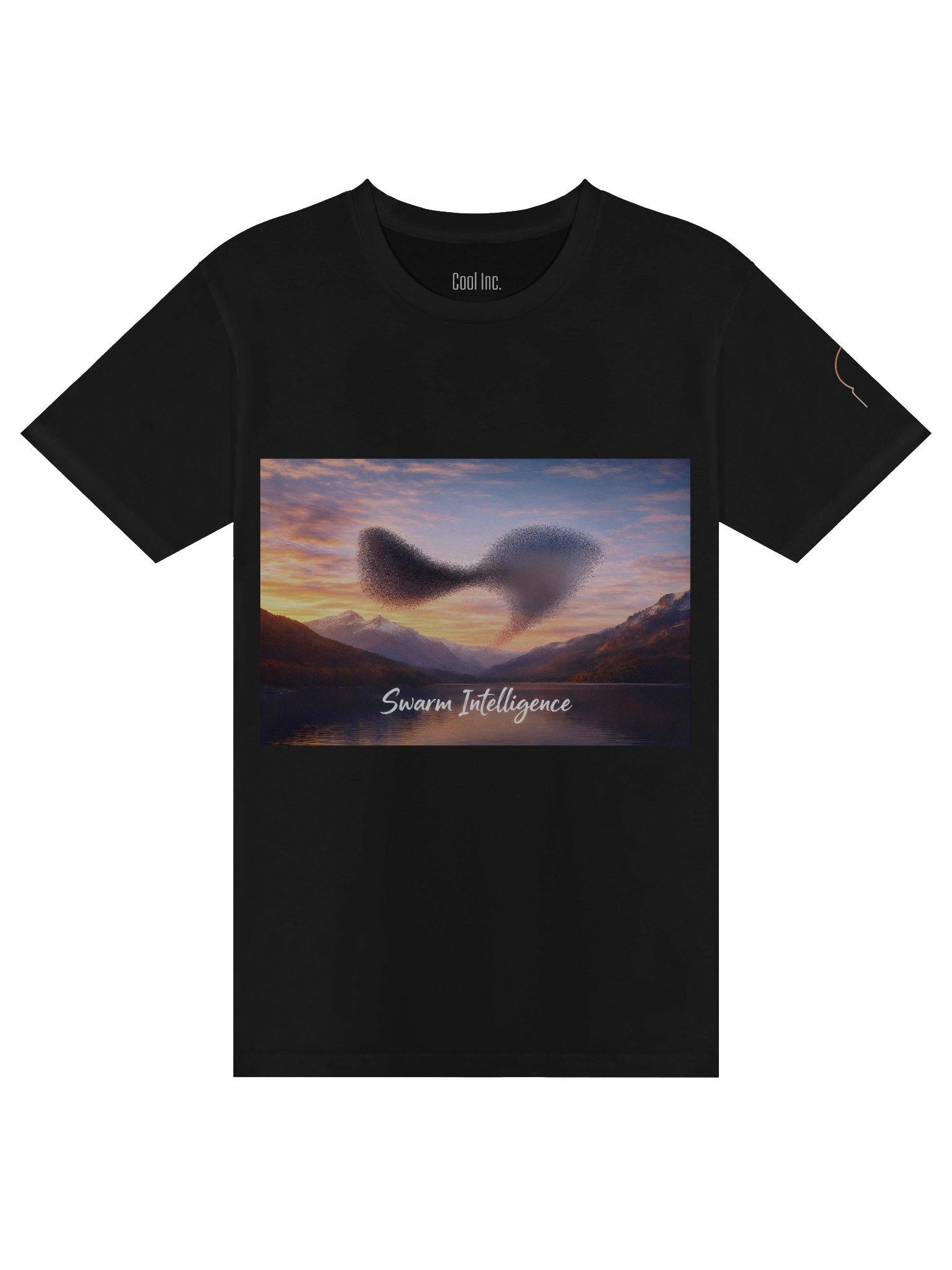 Swarm Intelligence - Murmuration Graphic Unisex T-Shirt product image (1)