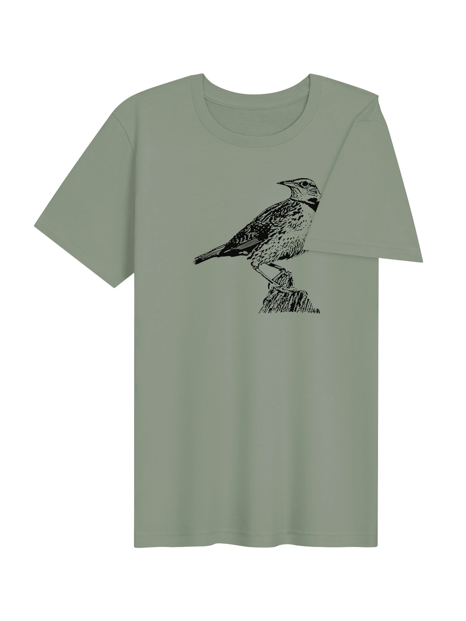 Western Meadowlark Unisex Birdwatching T-shirt product image (4)