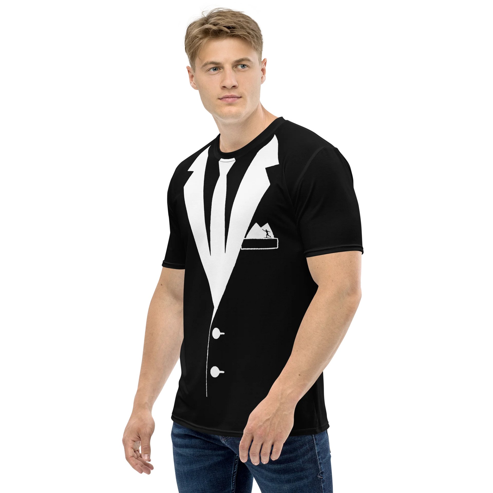 Fancy Lads Black Tux Tee product image (4)