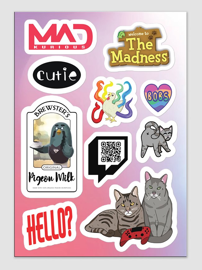 MAD Sticker Sheet product image (1)