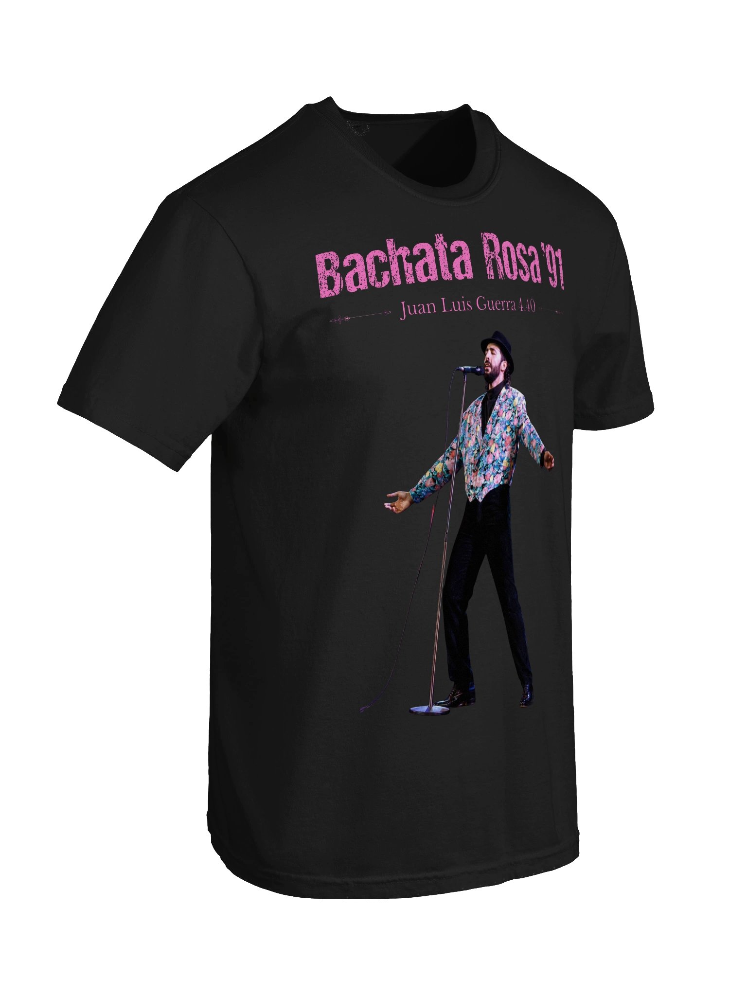 Bachata Rosa Vintage T-shirt + Digital Album (Dark) product image (6)