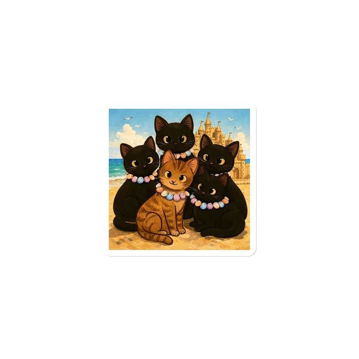 Cat brigade summer 2 magnet product image (1)