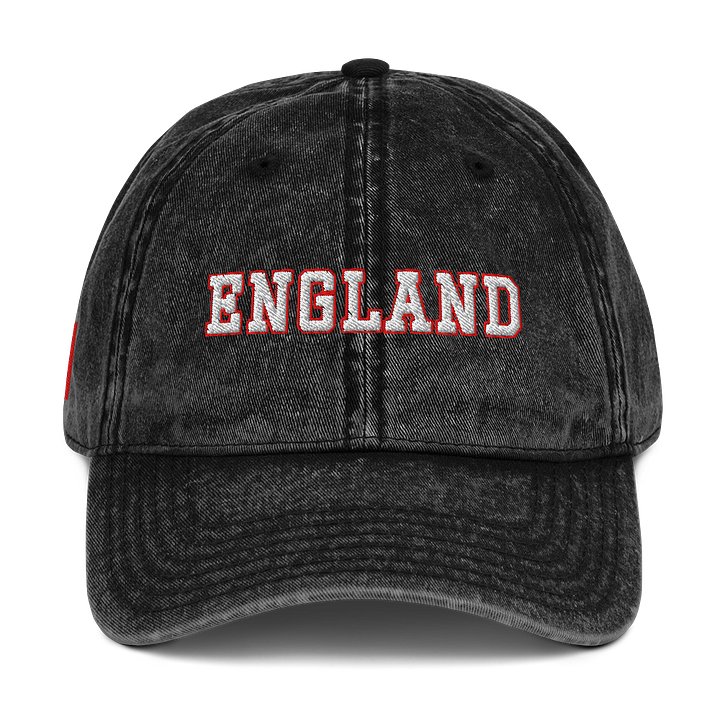 England "Three Lions" Vintage Wash Dad Cap product image (1)