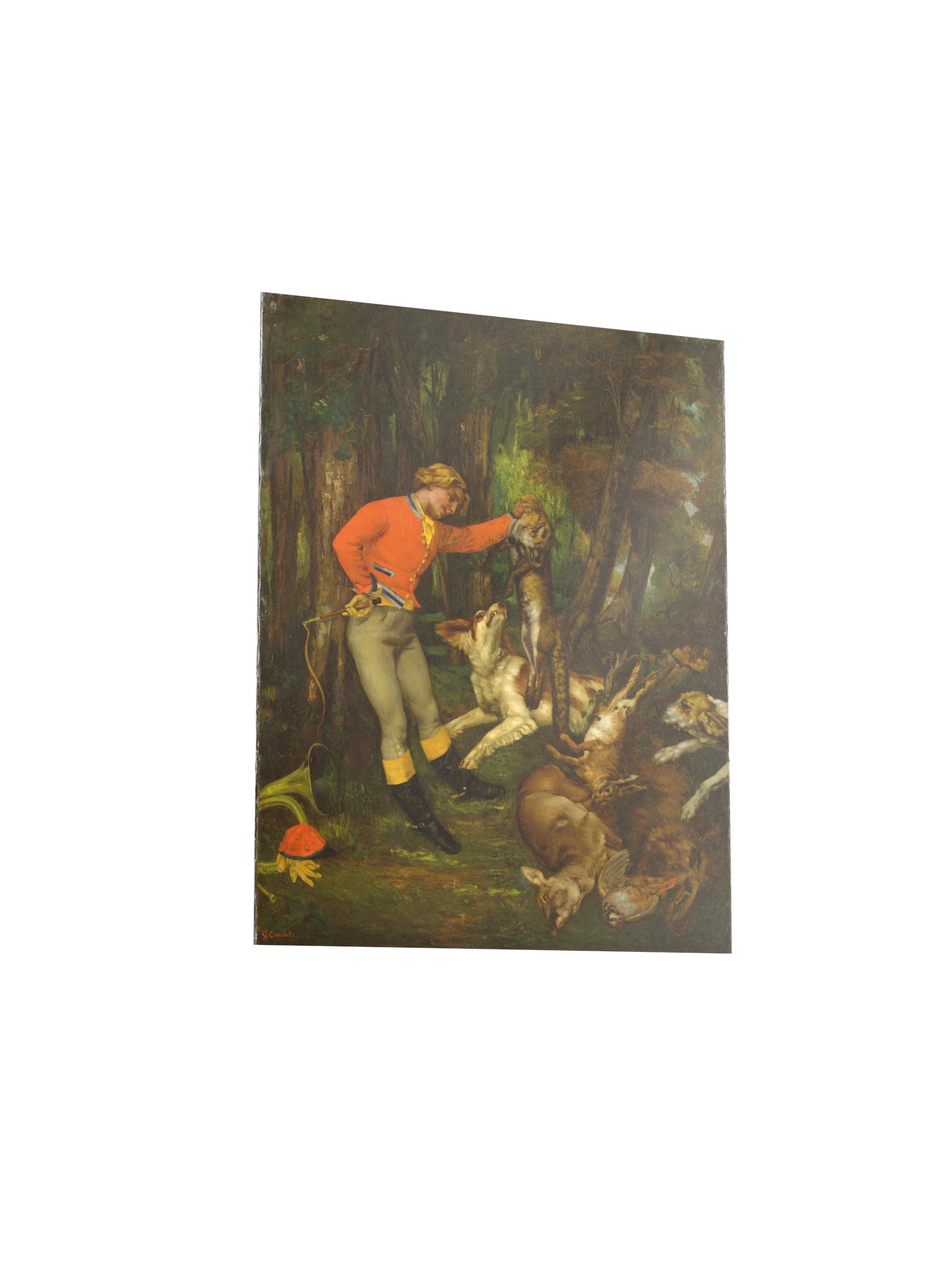 Courbet, After the Hunt — Fine-Art Poster product image (4)